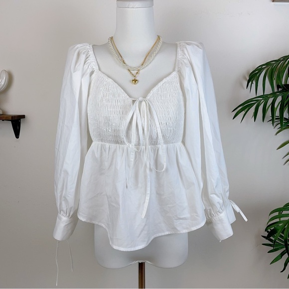 En Saison Amaya Blouse Top  Off White - Picture 3 of 7